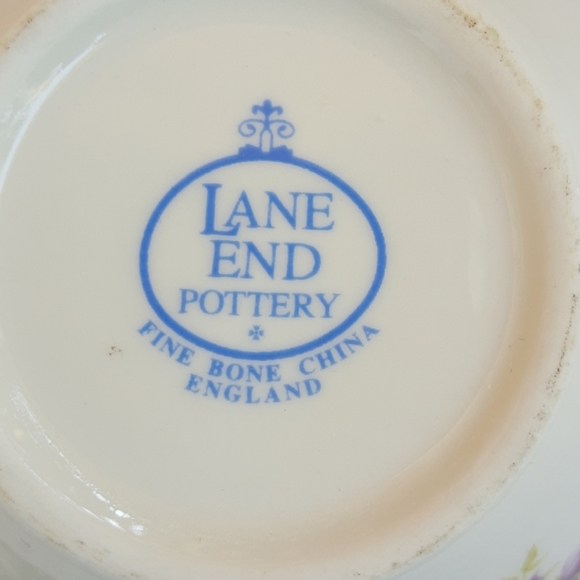 Lane End Pottery Stacking Teapot and Cup, Floral - Picture 3 of 6